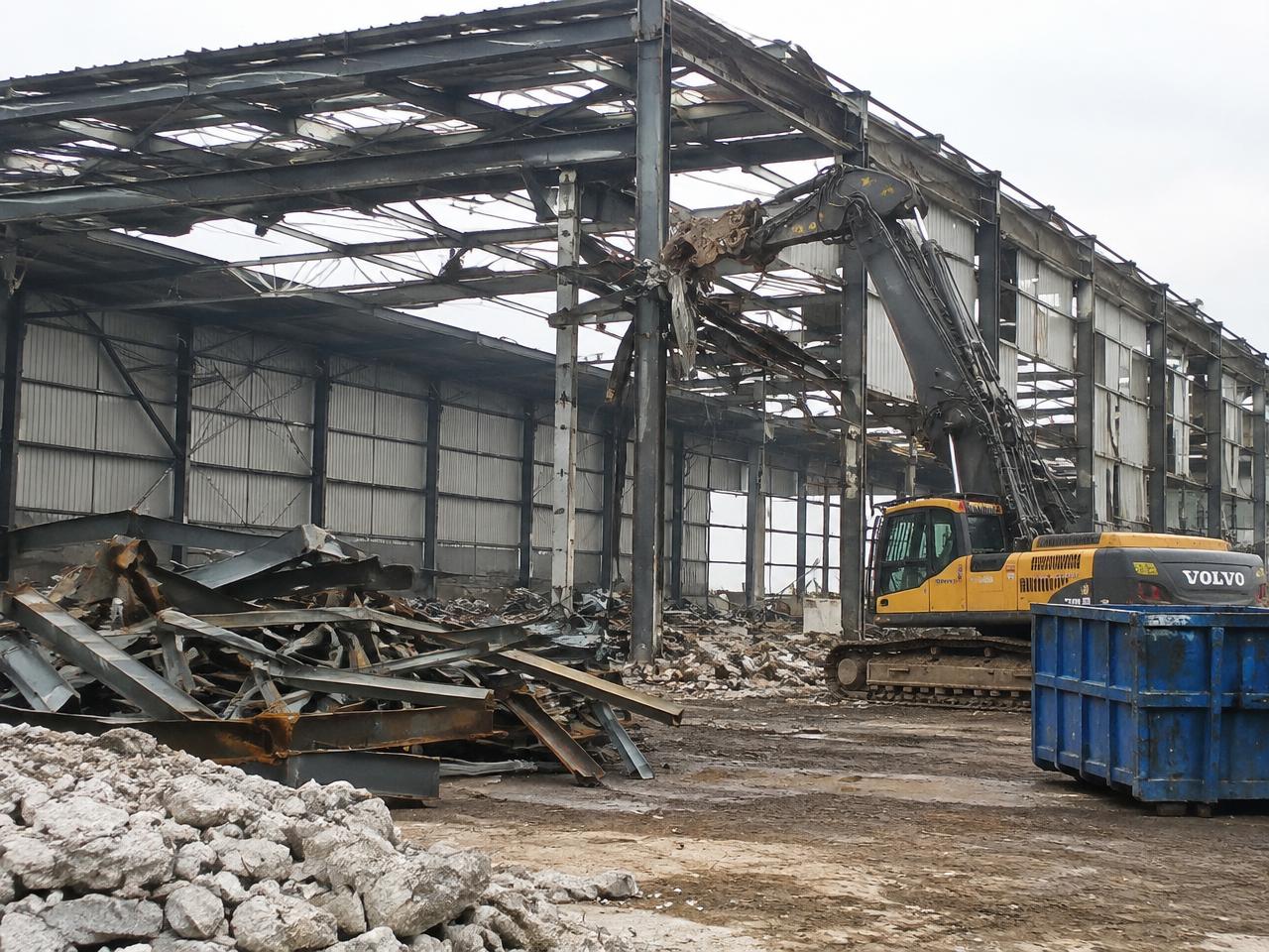 Loods en industriële gebouwen afbreken: situatie vóór de werken